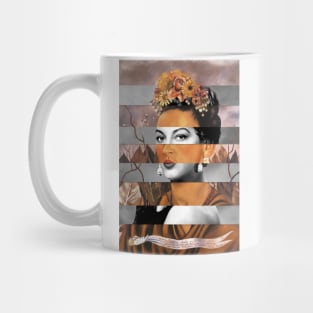 HANDS OF TIME - Pop Retro Collage, Mashup, Pop Art Wall Decoration Mug